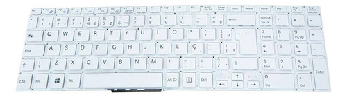 Teclado P/ Notebook Sony Vaio Vjf153f11x Ç Marca Bringit