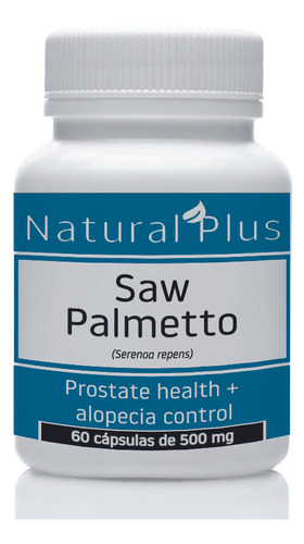 Saw Palmetto (serenoa Repens) 60 Cáps. X 500mg (100%pureza)!