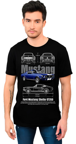 Playera Carro Diseño 34 Carros Y Motos Mustang  Beloma