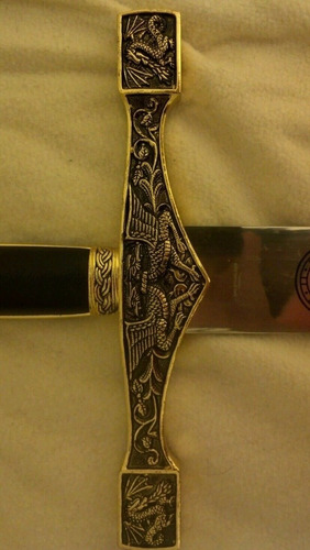 Espada Sword Excalibur Medieval L 110 Cm Con Base G