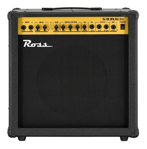 Amplificador De Guitarra Ross G-50r 50w C/ Distrosión Reverb