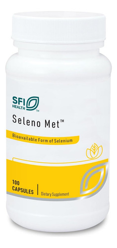 Sfi Health Seleno Met 200 Mcg 100 Caps Sabor Sin Sabor