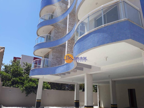Lindo Apartamento Com 2 Dormitórios À Venda, 64 M² Por R$ 250.000 - Atlântica - Rio Das Ostras/rj - Ap0598