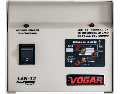 Regulador Electrónico De Voltaje Vogar® Monofásico 2 Kva