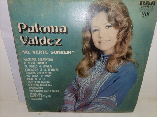 Paloma Valdez - Al Verte Sonreír - Lp
