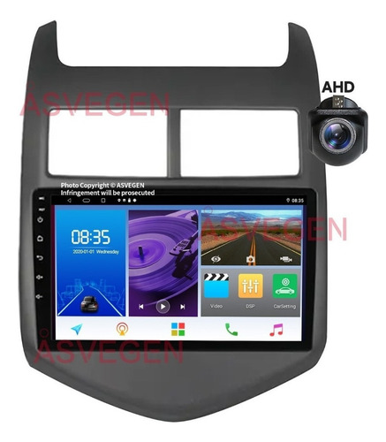 Estéreo Android Para Chevrolet Aveo 2011-2014 2+32g Carplay