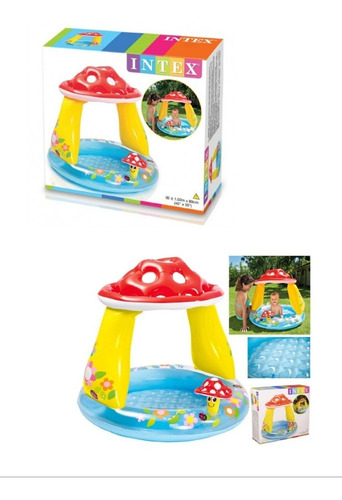 Imagen 1 de 1 de Piscina Inflable Para Bebés Niños Forma Hongo Original