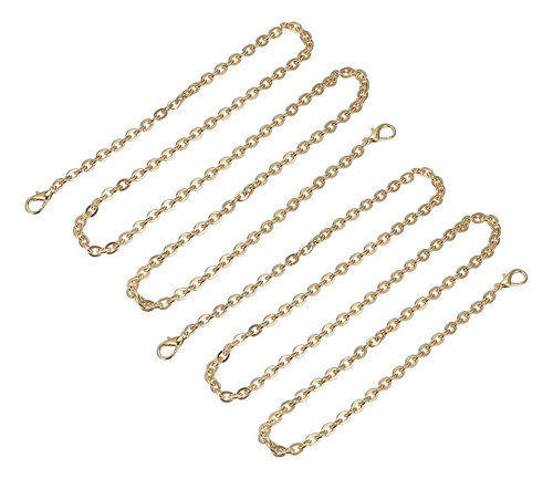 Uxcell Purse Chain Strap, 2pcs 39 X0.22  Flat Chain Strap Ha