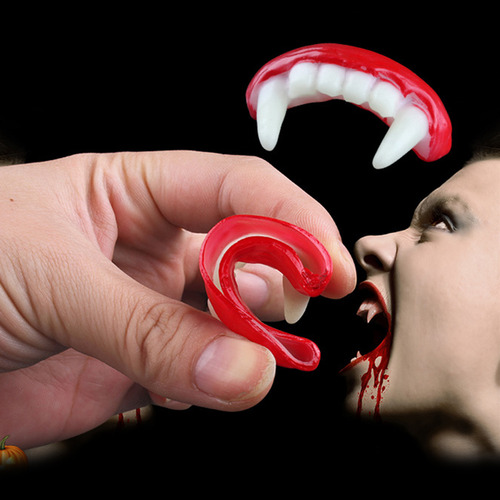 Juguete Con Dientes De Vampiro Para Niños Y Adultos, Juguete