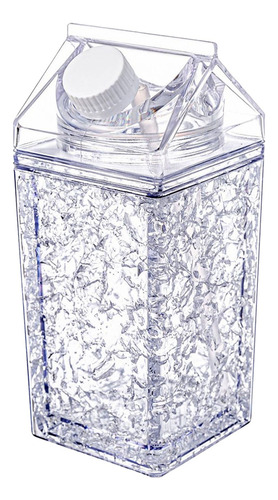 Botella De Agua Q Cup Milk Carton Botella De Leche Transpare