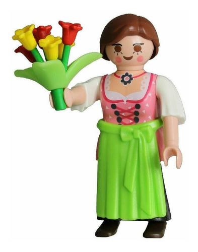 Playmobil 5597 Serie 8 Dama Con Flores (Usado)