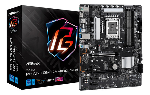 Placa madre Intel 1700 Z690 4xDDR5 Hdmi 14°g Phantom Gaming 4