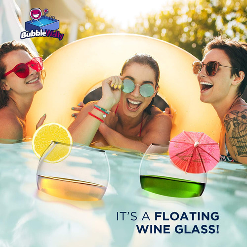 Copos De Vinho Flutuantes Para Piscina (18 Oz | Conjunto ...