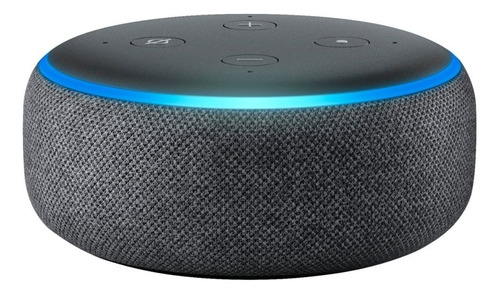 Imagen 1 de 4 de Amazon Echo Dot 3rd Gen con asistente virtual Alexa charcoal 110V/240V