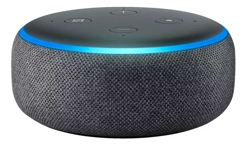 Echo Dot 3rd Gen con asistente virtual Alexa color carbón 110V/240V