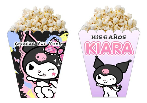 Cajitas Pochocleras Personalizadas, Pack X45 Kuromi