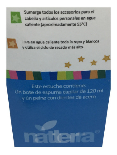 Itchybitsi Kit Eliminación Piojos 120 Ml Líquido Y Peine