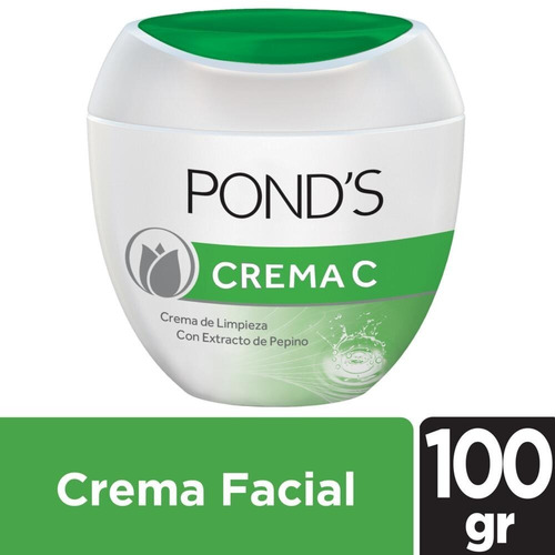 Desmaquillante crema de limpieza Pond's por unidad peso de la unidad de 100g