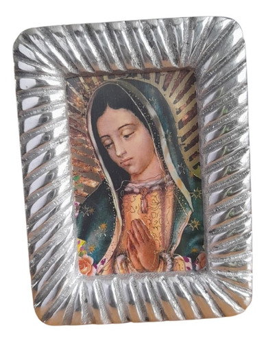 20 Piezas Virgen De Guadalupe Marco De Metal Para Recuerdo