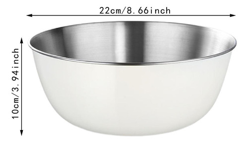 Tazón De Sopa De Sopa De Ensaladero Batiendo Huevos 22 Cm