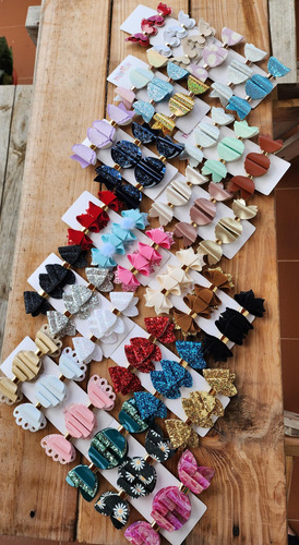 Lazos Para Niñas De Cuerina Y Escarchados - Excelentecalidad