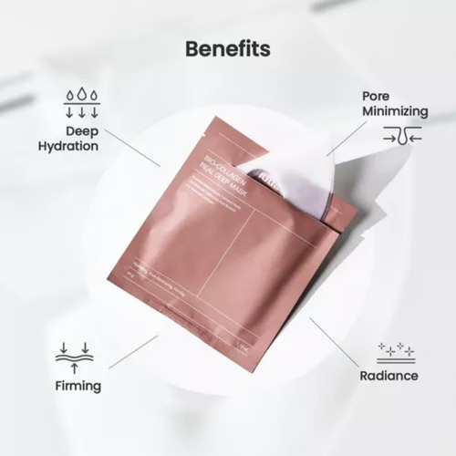 . Bio-colágeno Mascarilla Real Profunda 4 Piezas Biodance