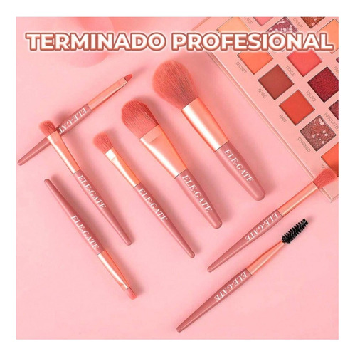Juego De 8 Brochas De Maquillaje Profesionales