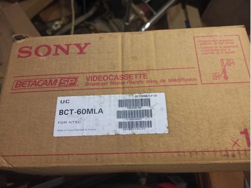 Video Cassette Betacam Bct-60mla