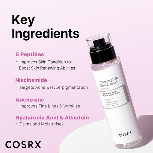 Serum The 6 Peptide Skin Booster Cosrx 150 Ml Todo Tipo De Piel Día