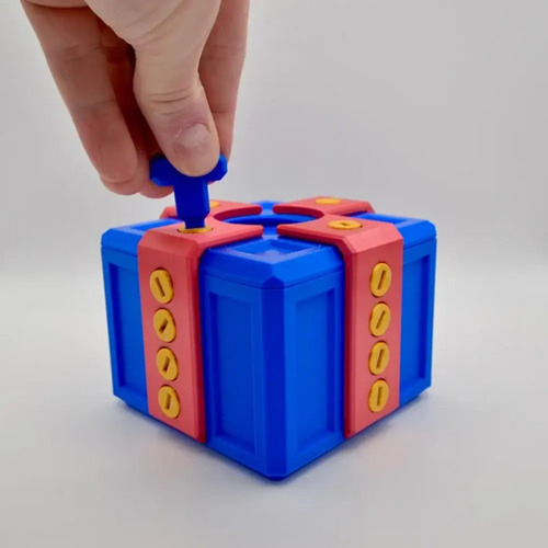Caja De Regalo Molesta, Caja De Tornillos Para Bromas, Caja