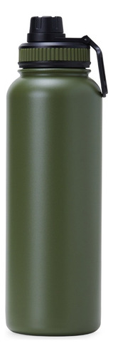 Botella termo Squeeze Academia Hot Cold de acero inoxidable de 1,2 litros, color naranja