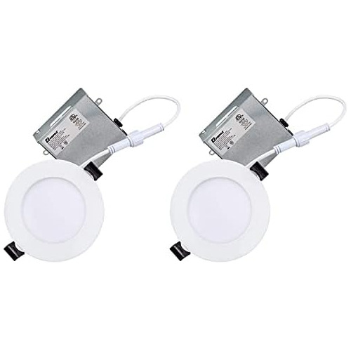 (paquete De 2) 70885, Downlight Led Blanco Cct Selectab...