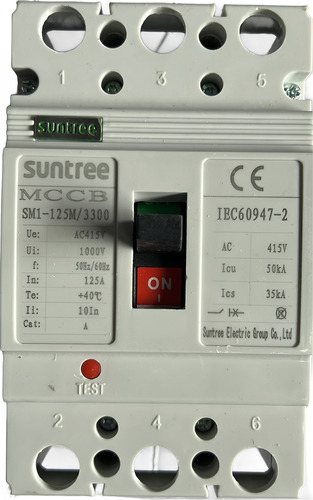 Interruptor Termomagnetico 125 Amp,suntree,caja Moldeada.