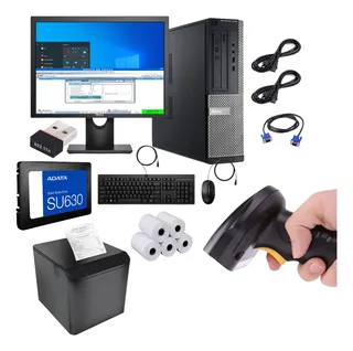 Kit Punto De Venta Pos Barato Pc + Lector + Miniprinter