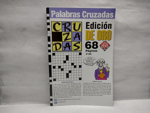 Pasatiempos Palabras Cruzadas  Edición De Oro - 68 Paginas