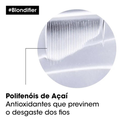 Kit Loreal Blondifier Gloss Shampoo 300ml+mascara 250gr