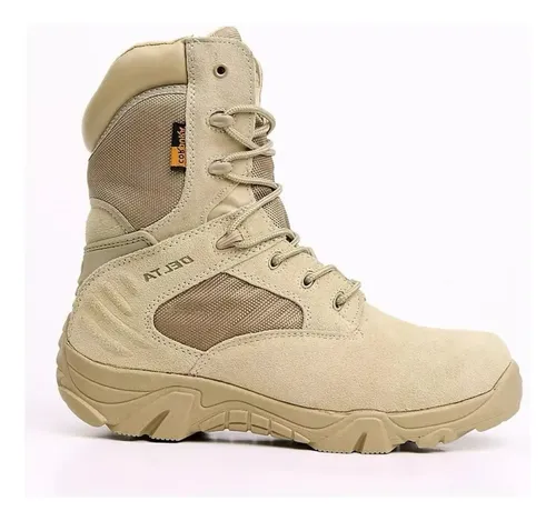 Botas Tácticas Militares Delta Airsoft / Caza Color Ocre 3c | Cuotas ...