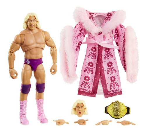 Imagen 9 de 10 de Figura Ric Flair Wwe Mattel Ultimate Edition Elite Lucha Lib