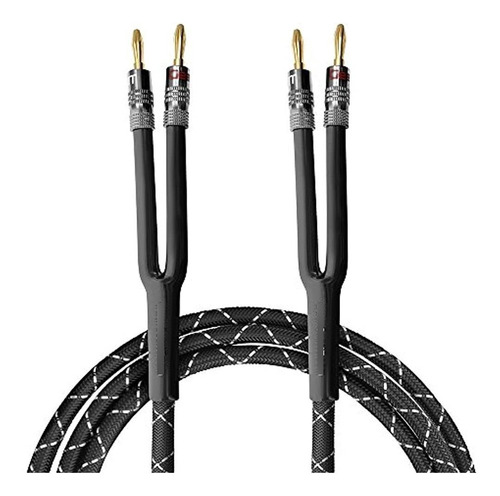 Cable De Altavoz Trenzado Premium Heavyaut De Gearit 14awg (