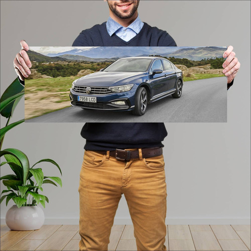 Cuadro 30x80cm Auto 2019 Volkswagen Passat R Lin 692