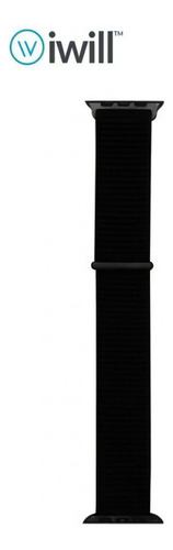 Pulseira Relógio Smartwatch Tam 38/40 Em Nylon Iwill Cor Preto