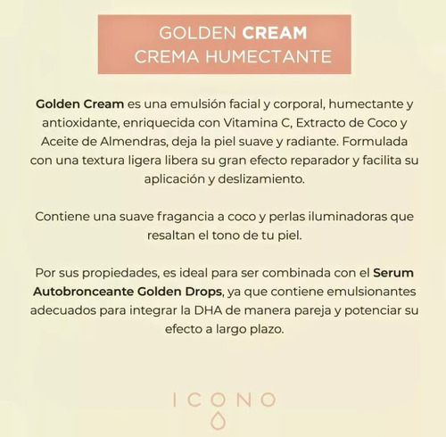 Kit Autobronceante Serum Concentrado Y Emulsion Golden Icono