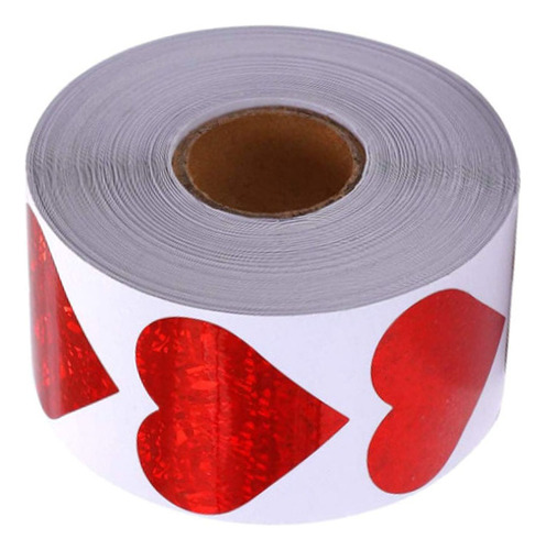 1 Rollo De 500 Etiquetas Autoadhesivas Para Bodas Con Forma