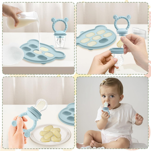 Jexfun Silicone Baby Fruit Alimenter De Alimentación De Alim