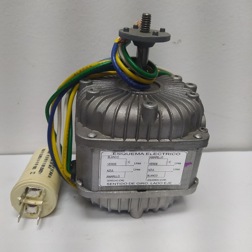 Imagen 3 de 4 de Motor Ventilador 50w 115v 1625rpm Motorvenca Refrigeracion