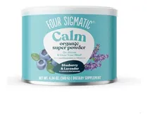 Comprar A Calm Super Powder Organic Superfood Powder | Mezcla De Bebida Adaptgena Calmante Para Aliviar El Estrs | Sabor A Arndanos | Latas De 4.94 Onzas