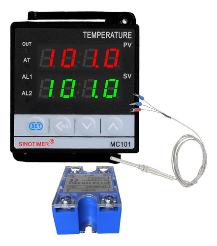 Controlador/temperatura  Mc-101, Salida Relay/ssr Con Pt100