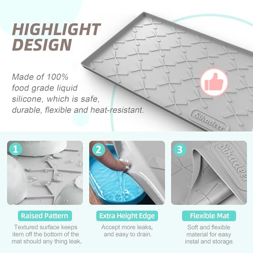 Sikadeer: Protector De Fregadero Debajo Del Lavabo De 22 X