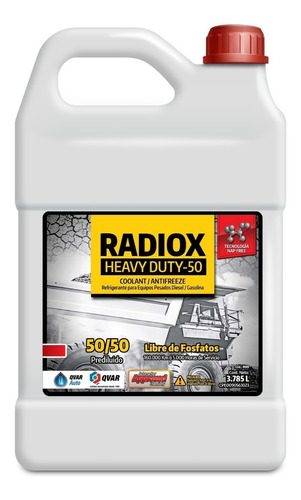 Refrigerante 50 50 Radiox Hd Qvar Lubricante Mack Volvo