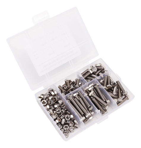 Juego De Tuercas M5, Tornillos Y Tornillos De Acero Inoxidab
